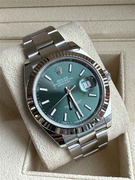 rolex datejust grün|rolex datejust price chart.